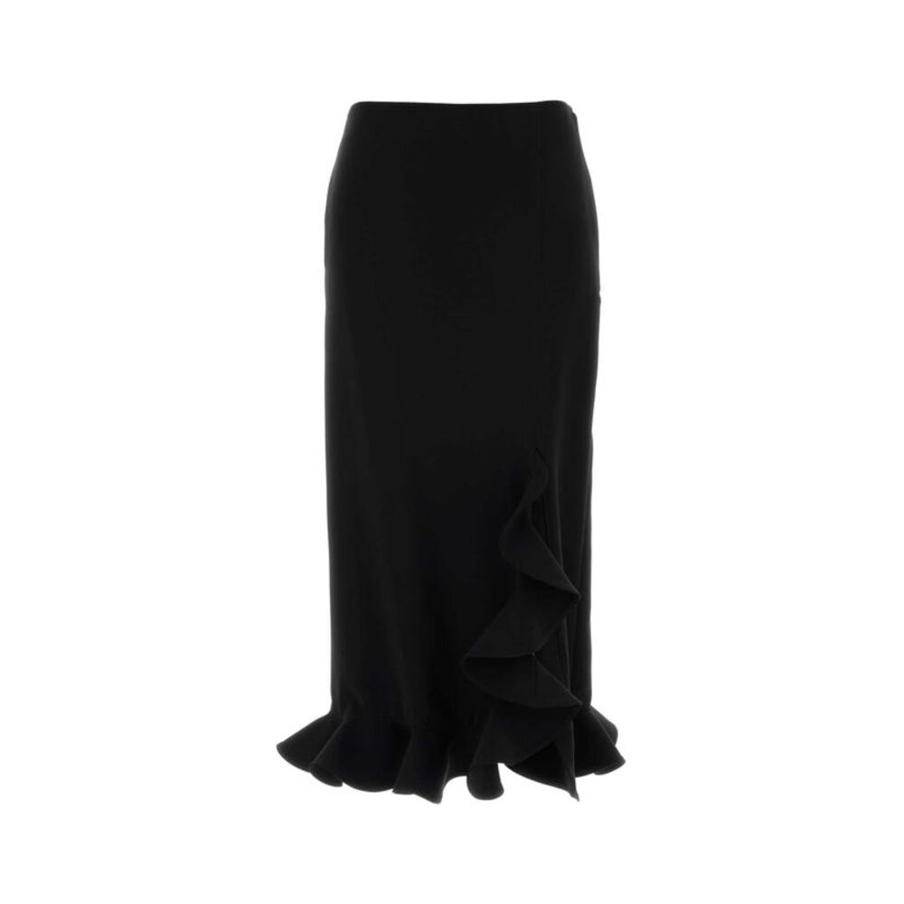 Moschino Women Black Jersey Skirt